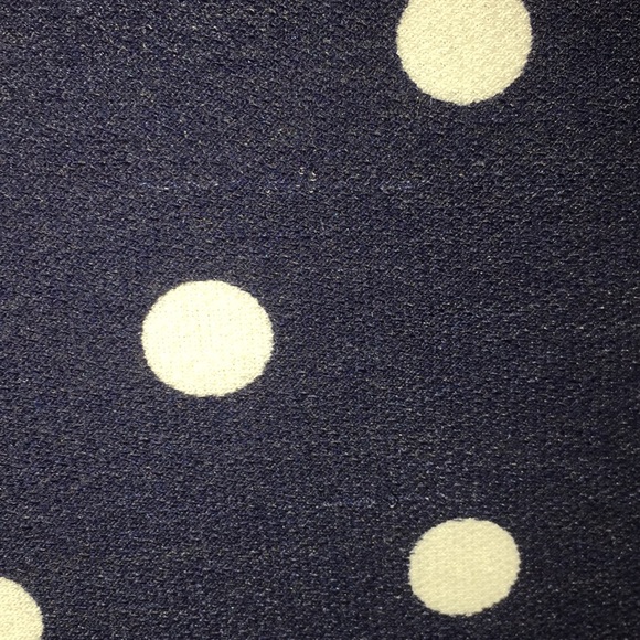 Cyrus Woman’s Navy & White Polka Dot Top Size XL - Picture 7 of 13